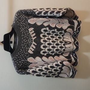 Vintage 1987 Saturday Morning Geometric Knit Sweater